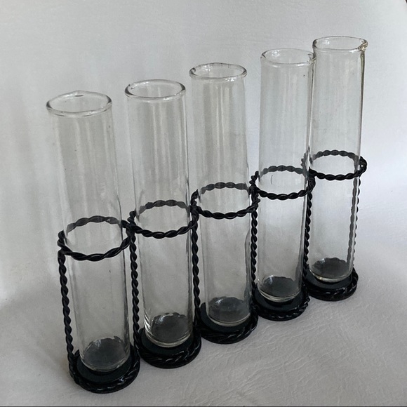 Accents Vintage Wrought Iron Test Tube Vase Set Poshmark